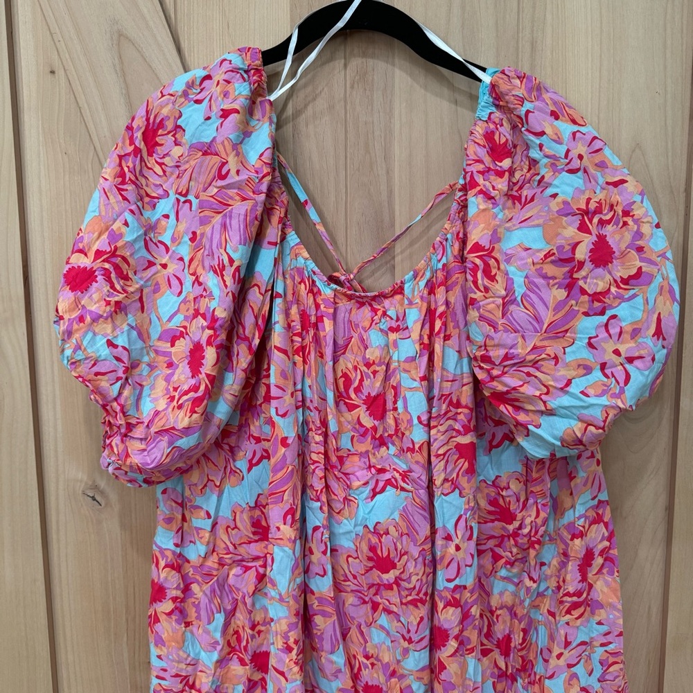Petal & Pup Leyden Dress Size 8 NWT! Floral off the shoulder flowy mini dress - Picture 10 of 16